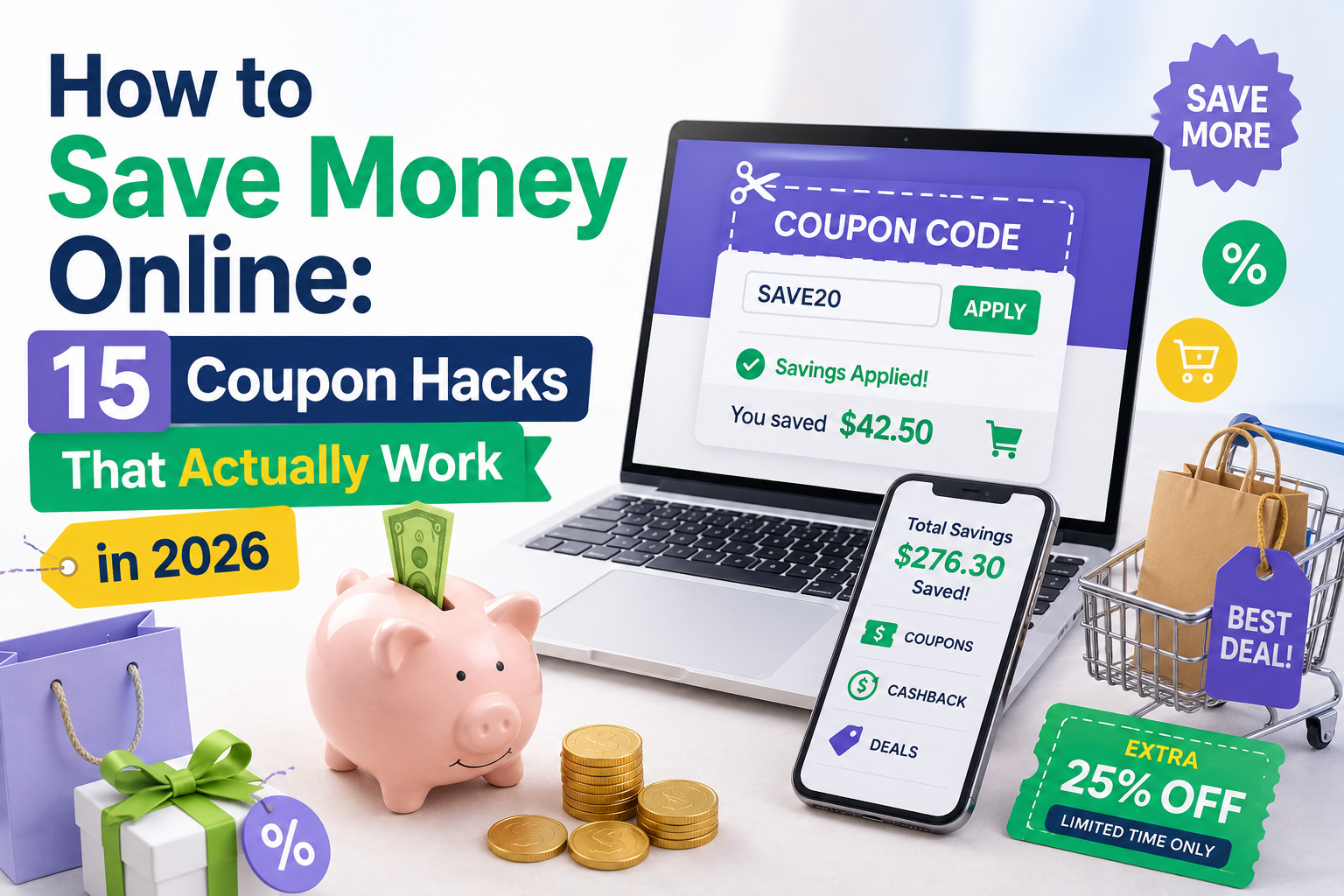 How to Save Money Online: 15 Coupon Hacks That Actually Work in 2026
